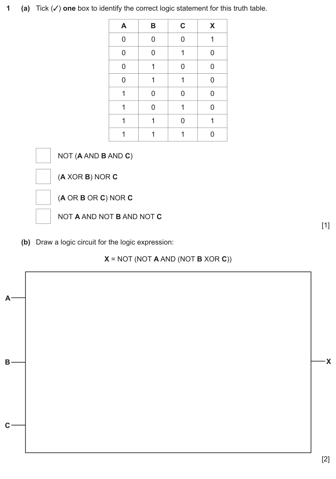 Question 1 — page 1