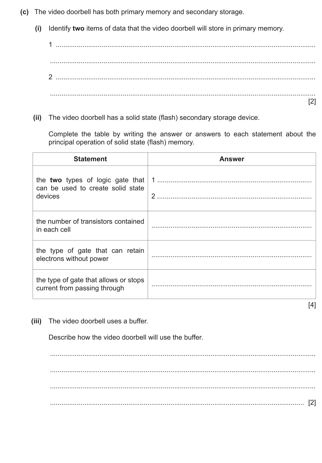 Question 2 — page 2