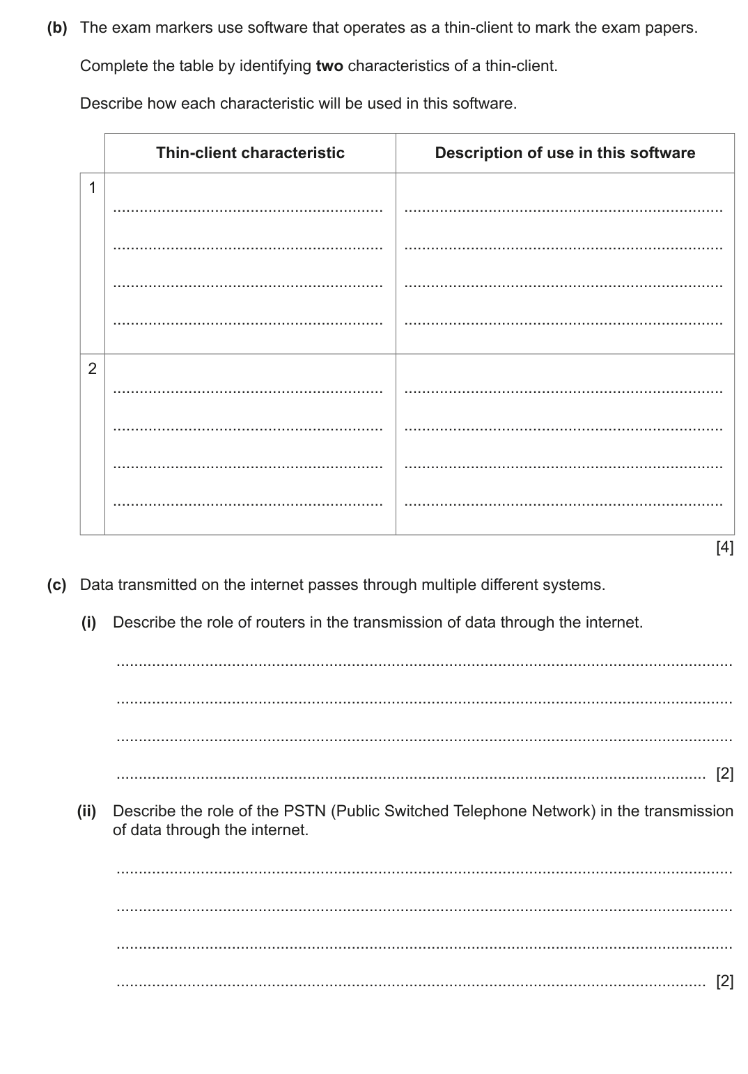 Question 3 — page 2