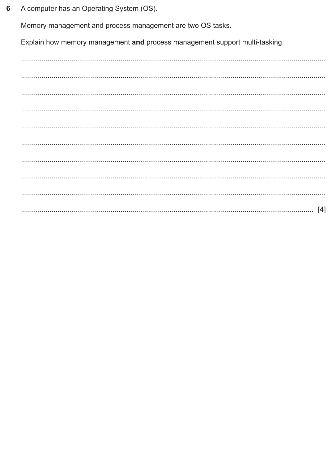 Question 6 — page 1