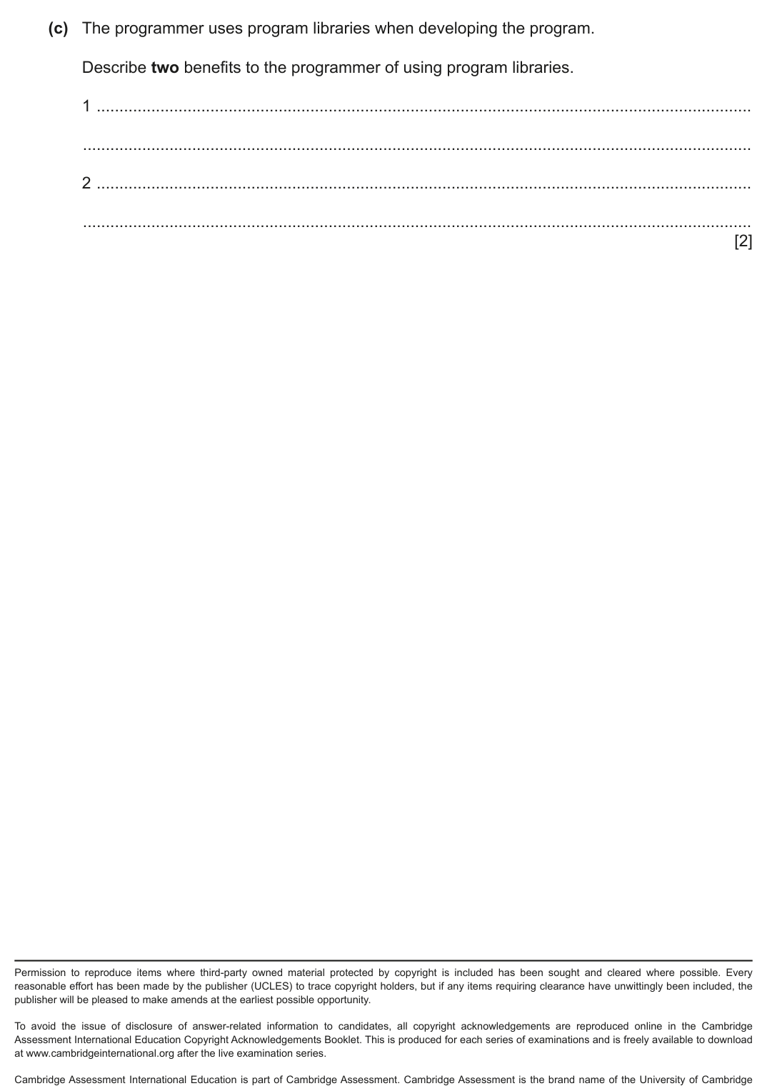 Question 8 — page 2