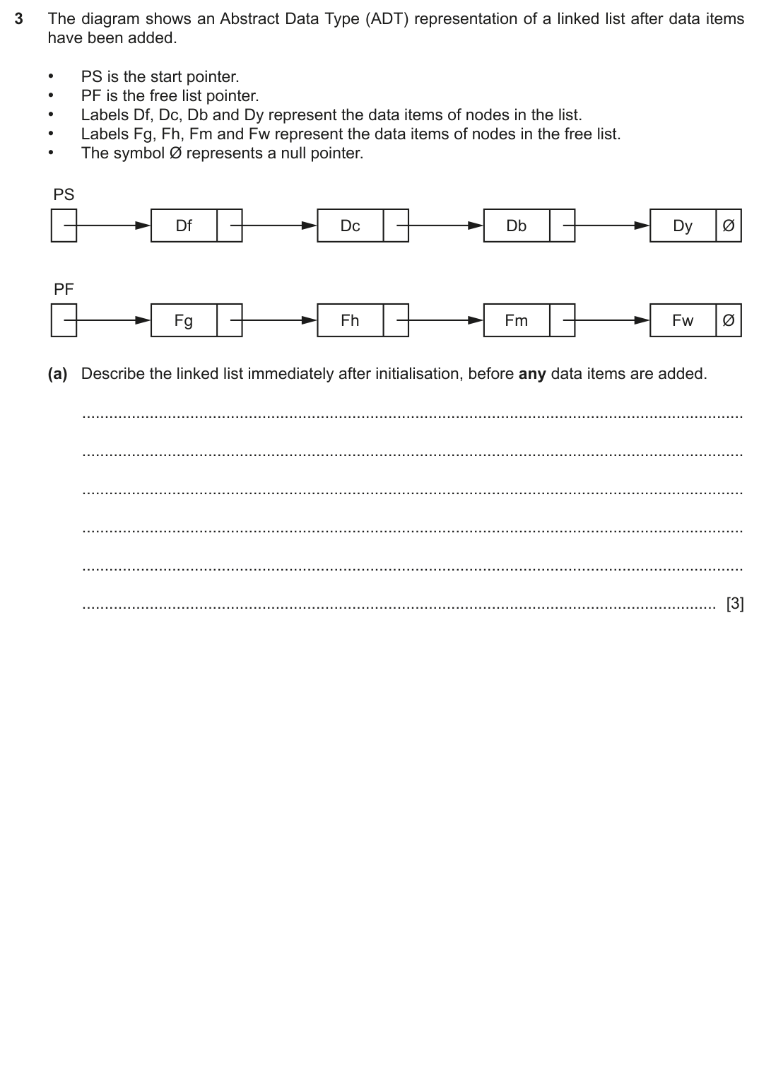 Question 3 — page 1
