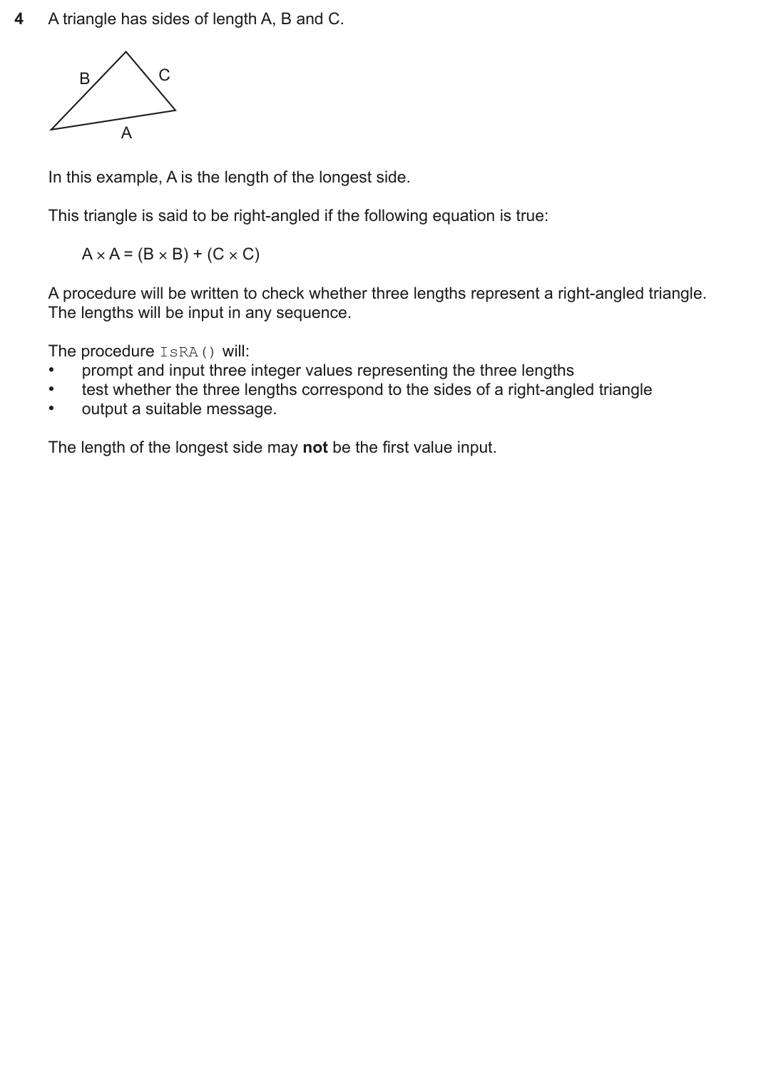 Question 4 — page 1