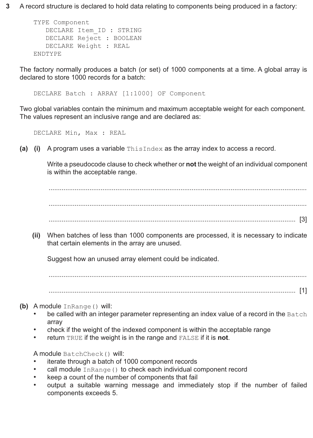 Question 3 — page 1