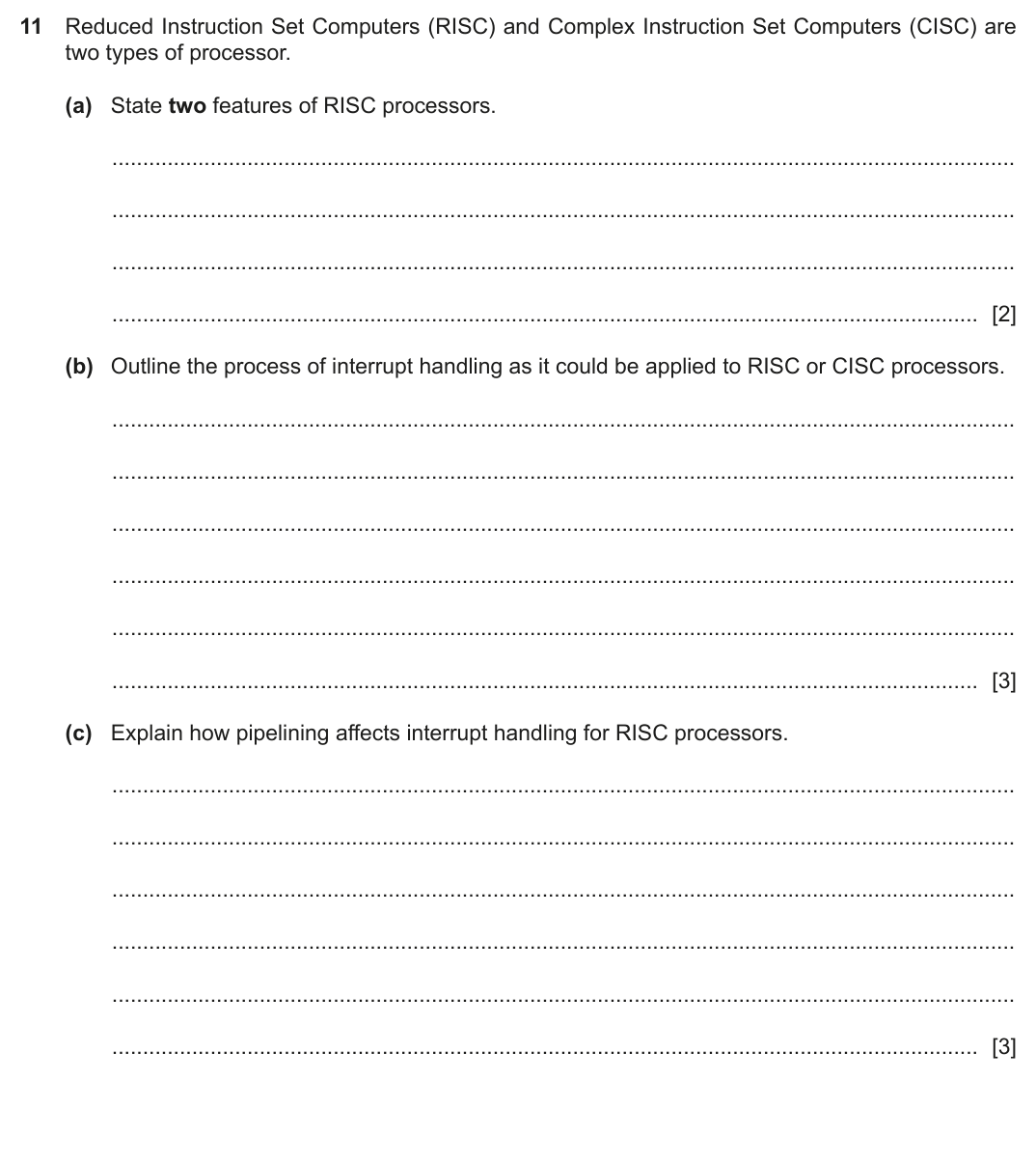 Question 11 — page 1