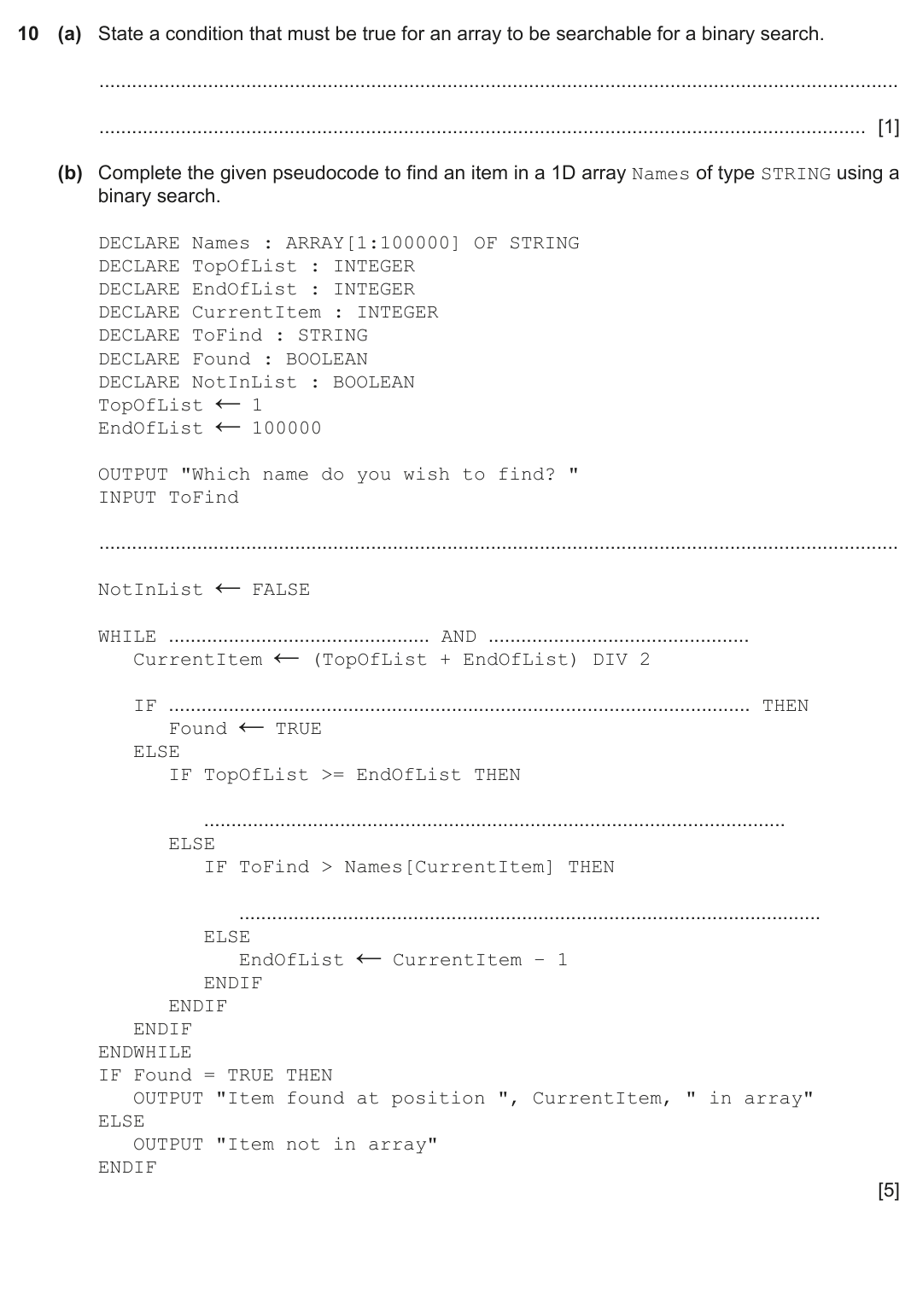 Question 9 — page 2