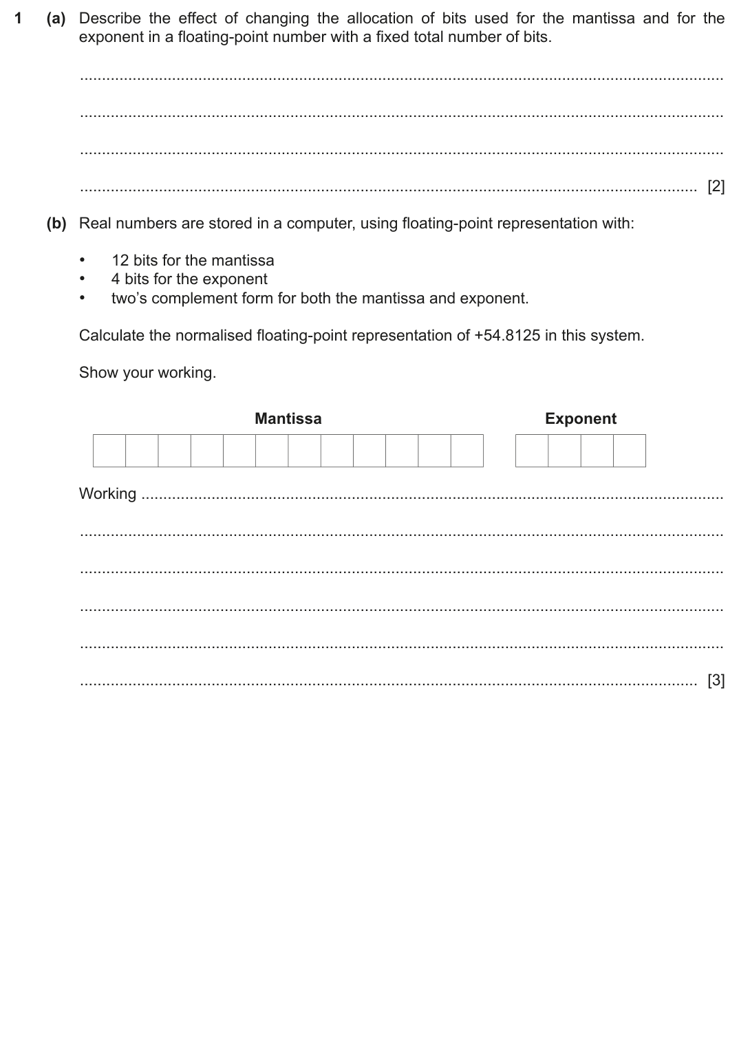 Question 1 — page 1