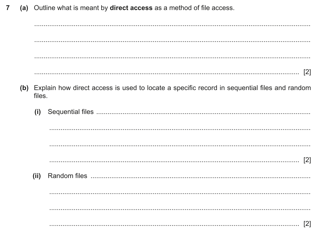 Question 7 — page 1