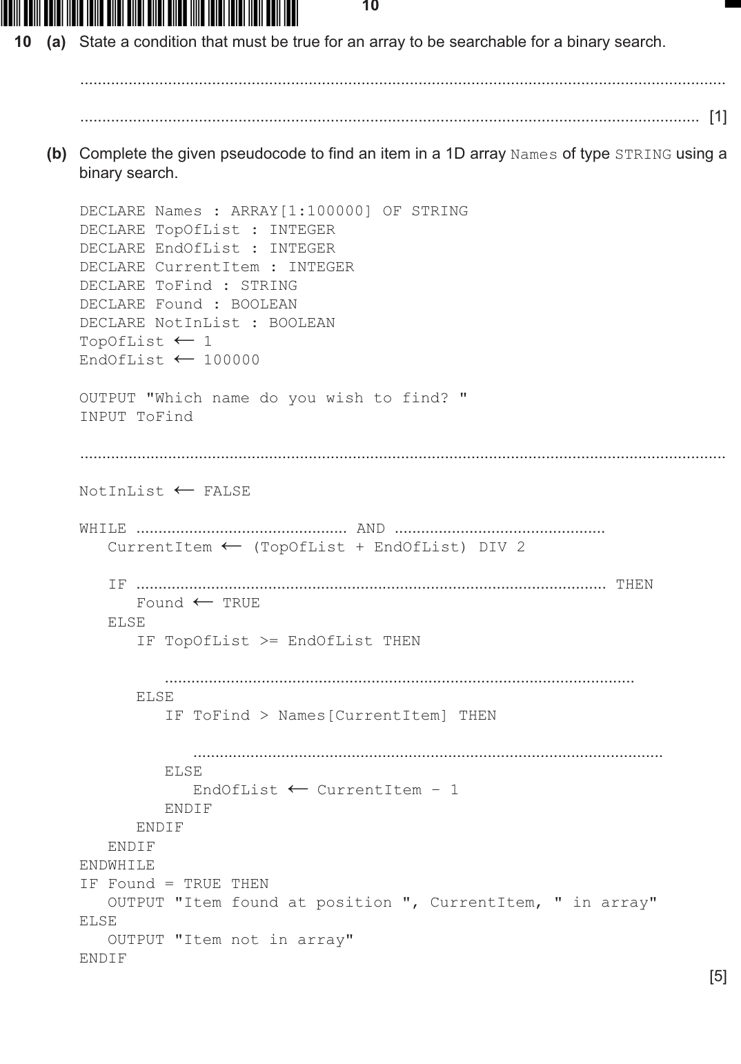 Question 9 — page 2