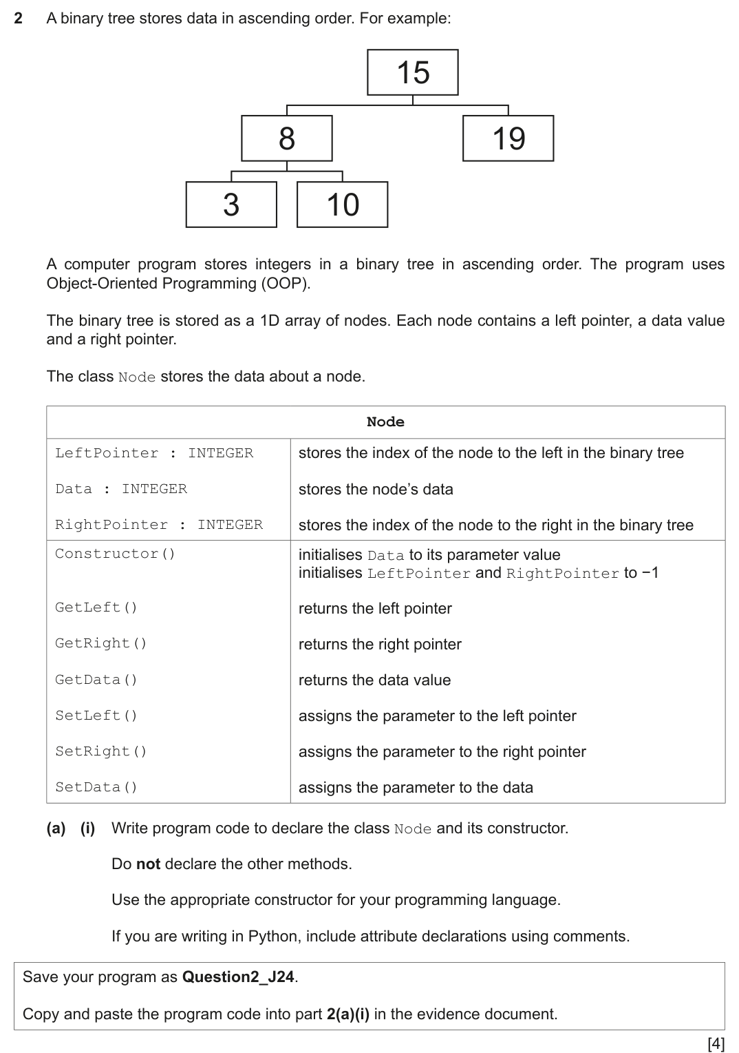 Question 2 — page 1
